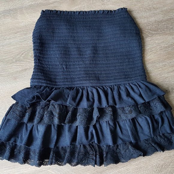 Hollister strapless mock lace top - Picture 2 of 4